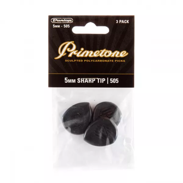 Primetone Медиаторы, 3шт, 5мм, острый кончик, Dunlop, 477P505  рис.2 