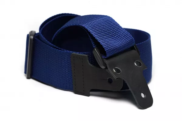 Ремень для гитары, нейлоновый, синий, Mamba straps, MB5011-023  рис.2 