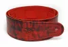 Ремень для гитары, кожаный, красный лофт, Mamba straps, MB6061-122-2