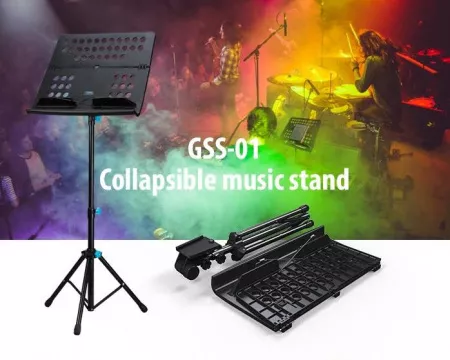 GSS-01B Пюпитр, с чехлом, Guitto