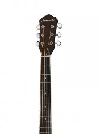 Акустическая гитара, с вырезом, коричневый санберст, Naranda, HS-4140-TBS