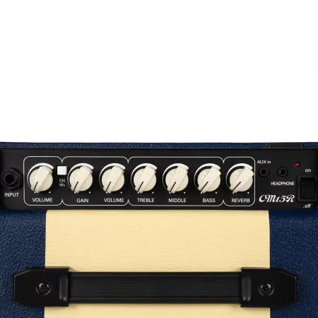 CM Series Гитарный комбоусилитель, синий, 15Вт, Cort, CM15R-EU-DB