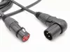 Кабель микрофонный XLR-M-F, прямой/угловой, 2м, ZZcable, E62-XLR-MR-F-0200-0