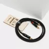 MJ2RCA-1m Y-кабель миниджек - 2 RCA с литым копусом и позолоченными контактами, 1м, SHNOOR