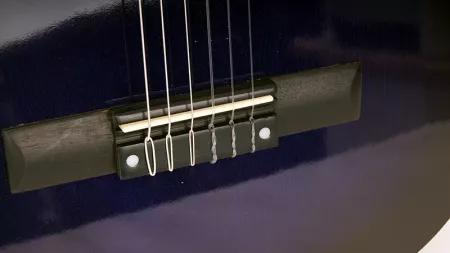 H-303-BL Классическая гитара, отделка глянцевая, цветная, Амистар