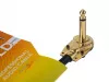 Патч-кабель, угловой, беспаечный корпус, 10см, ZZcable, G38-JR-JR-0010-0