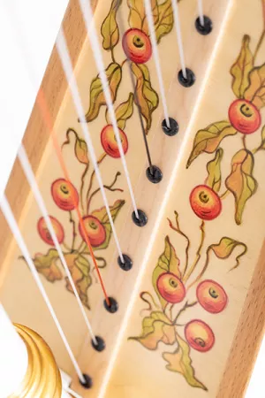 MLH0011 Capris Арфа 21 струнная (A4-G1), цвет - белый глянцевый, Resonance Harps