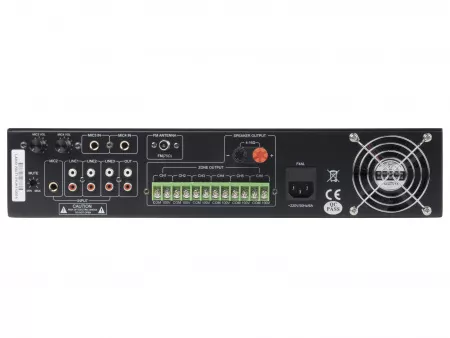 Усилитель мощности трансляционный, 120Вт, 6 зон, LAudio, LAM6120UT