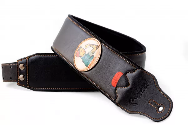 Groove Old School Pin-Up Ремень для гитары, текстиль/синтетика, RightOn Straps, 8419612002395  рис.2 