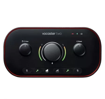 Vocaster Two Звуковая карта USB для стриминга, 24 бит/48 кГц, Focusrite, Vocaster-Two