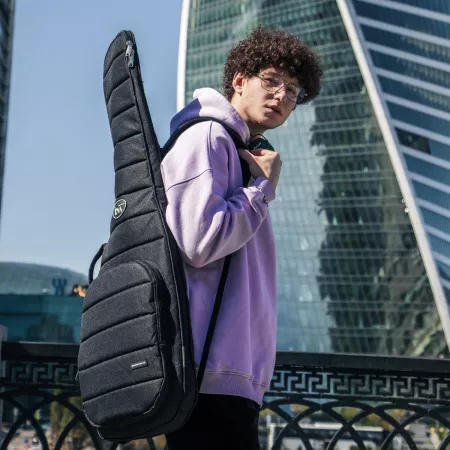 Electro Casual Plus Чехол для электрогитары, черный, BAG&music, BM1172