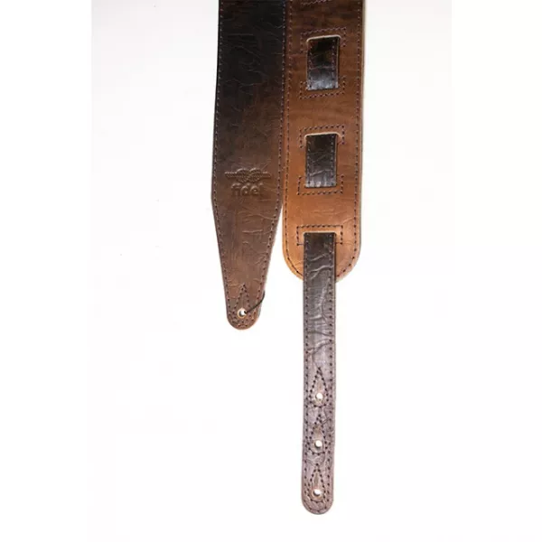 Leather Tigina Ремень для гитары, кожаный, ящерица, Fidel, FL8007LT  рис.2 