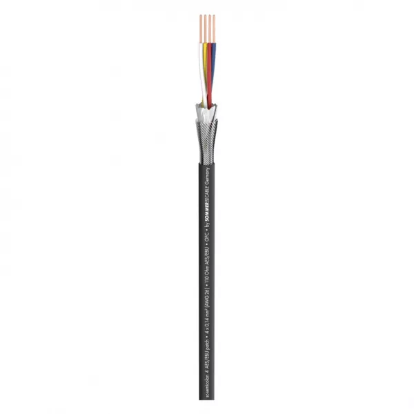 SC-Semicolon 4 AES/EBU Black Кабель DMX, 100м, Sommer Cable, 520-0141  рис.2 