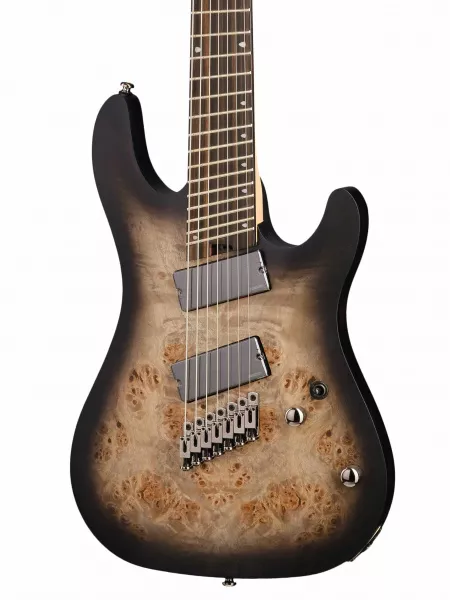 KX Series Электрогитара 7-струнная, мультимензурная, коричневый санберст, Cort, KX507MS-SDB  рис.2 