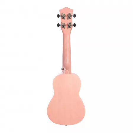 Linden Series Укулеле сопрано, с чехлом, розовый, Cascha, HH-3968