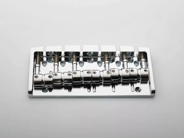 Бридж (струнодержатель) для 6-струнной бас-гитары, хром, Gotoh, 404SJ-6-C  рис.2 