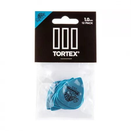Tortex III Медиаторы 12шт, толщина 1,00мм, Dunlop, 462P1.00