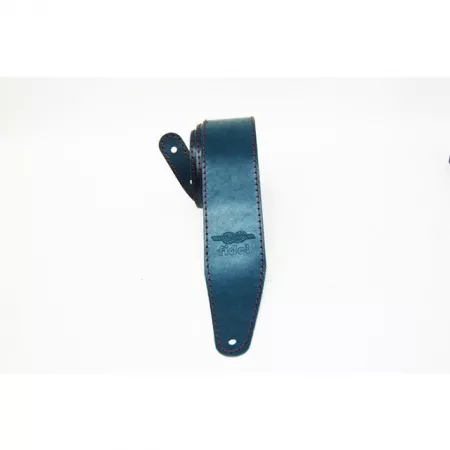 Leather 11 Ремень для гитары, кожаный, синий, Fidel, FL66002L11