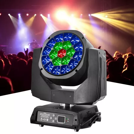 Вращающаяся голова Wash, Big Eye, RGBW, LED 19х15Вт, LFocus, MH-4