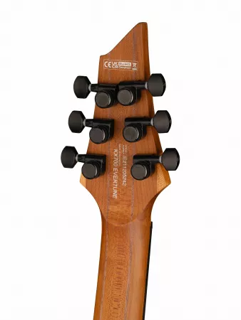 Электрогитара, черная, с чехлом, Cort, KX700-EverTune-OPBK-WBAG