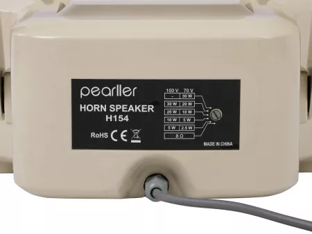 Громкоговоритель рупорный, 30-20-10Вт, Pearller, H154