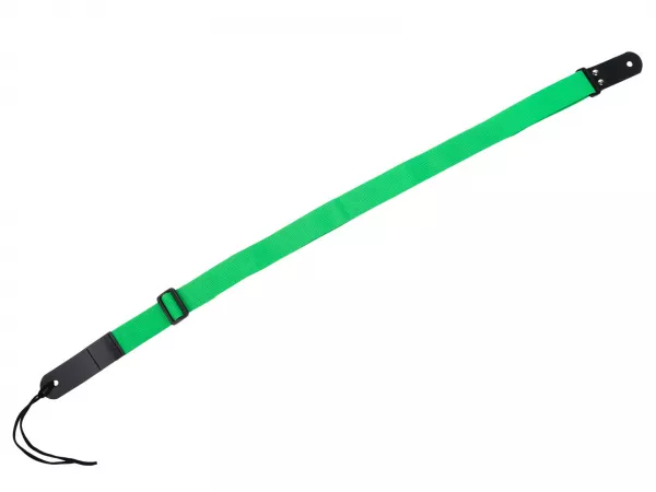 Ремень для классической гитары/укулеле, зеленый, MEZZO, MZ-RGU-1-40green  рис.2 
