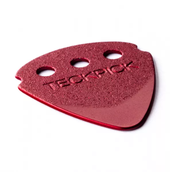 TeckPick Медиаторы 12шт, алюминий, красные, Dunlop, 467R.RED  рис.2 