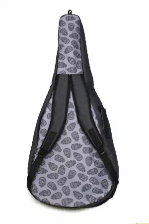 Чехол для гитары дредноут, MEZZO, MZ-ChG-12-3skull2/grey