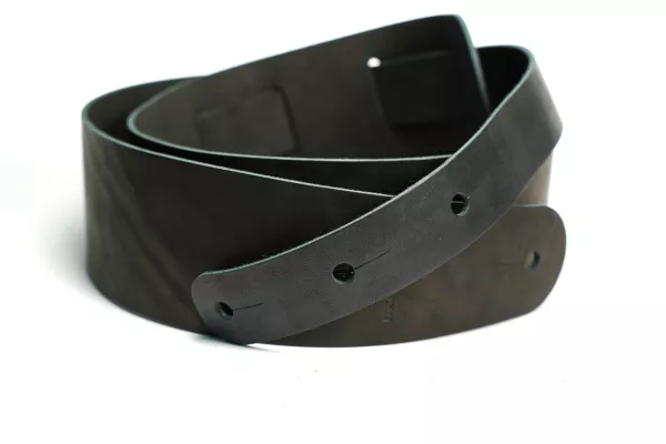 Ремень для гитары, кожаный, черный, Mamba straps, MB6061-112  рис.2 