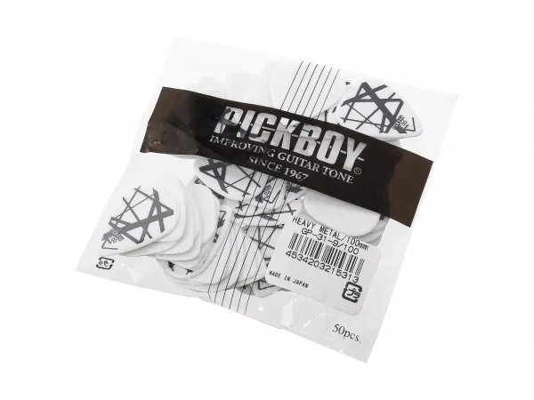 Celltex Heavy Metal Медиаторы 50шт, толщина 1.0мм, Pickboy, GP-31-9/100  рис.2 