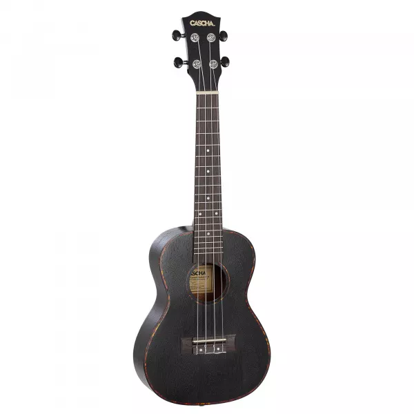 Mahogany Series Укулеле концертный, с чехлом, черный, Cascha, HH-2300  рис.2 