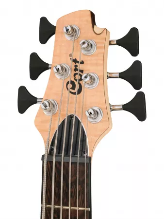 Artisan Series Бас-гитара 6-струнная, цвет натуральный, Cort, A6-Plus-FMMH-OPN