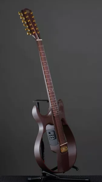 SG2 Сайлент-гитара 12-струнная, темно-коричневая, MIG Guitars, SG2CN23  рис.2 
