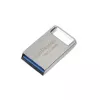Mini Флеш-накопитель 64GB USB3.0, металл, серебряный, GoPower, 00-00027359