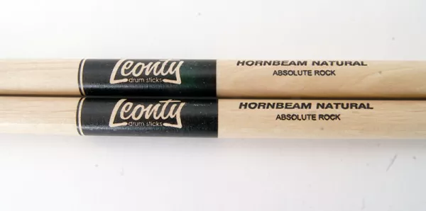 LAbsolut Hornbeam Natural Absolut Rock Барабанные палочки, граб, деревянный наконечник, Leonty