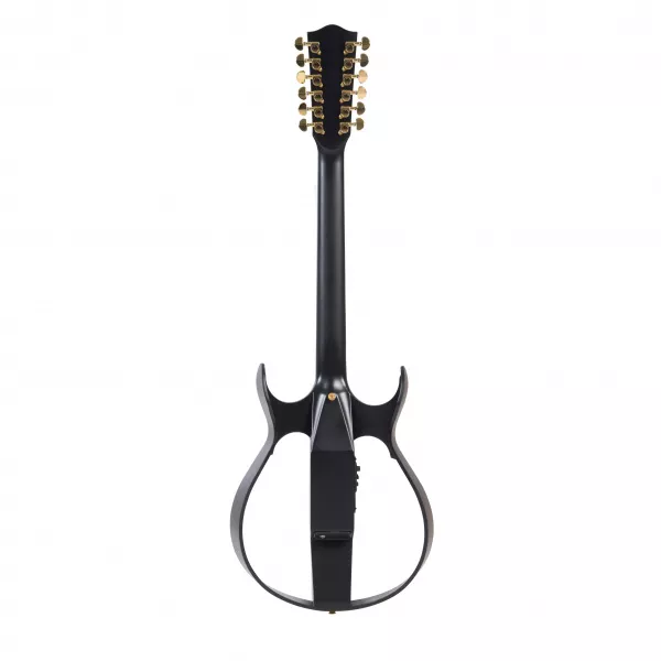 SG2 Сайлент-гитара 12-струнная, черная, MIG Guitars, SG2BL23  рис.2 