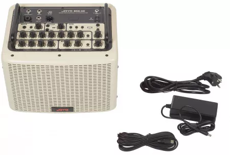Комбоусилитель для акустической гитары, 40Вт, белый, Joyo, BSK-40-WH