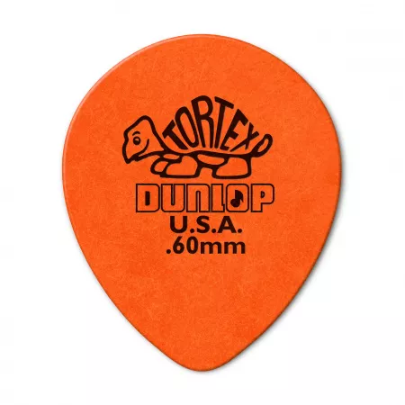 Tortex Teardrop Медиаторы 72шт, капля, толщина 0,60мм, Dunlop, 413R.60