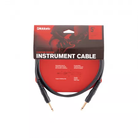 Custom Series Инструментальный кабель, 1.5м, D'Addario, PW-G-05
