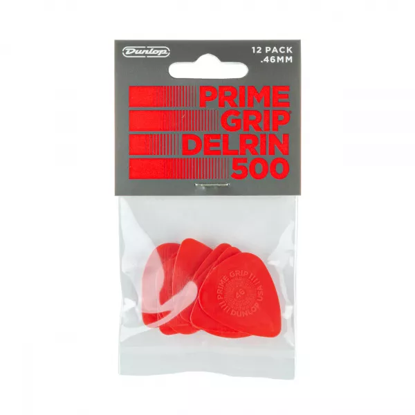 Prime Grip Delrin 500 Медиаторы 12шт, толщина 0,46мм, Dunlop, 450P.46  рис.2 