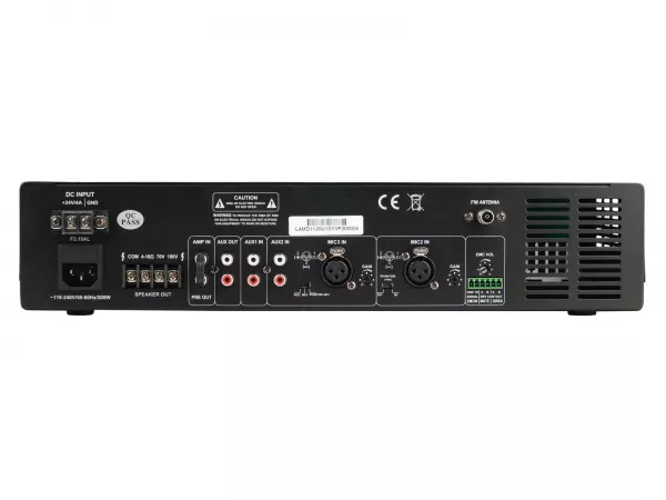 Микшер усилитель мощности трансляционный, 120Вт, LAudio, LAMD1120U  рис.2 