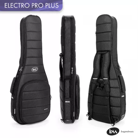 Electro Pro Plus Чехол для электрогитары, черный, BAG&music, BM1136
