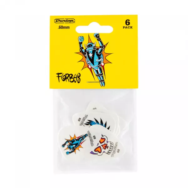 Alan Forbes S1 Медиаторы 6шт, толщина 0,60мм, Dunlop, BL100P.60  рис.2 