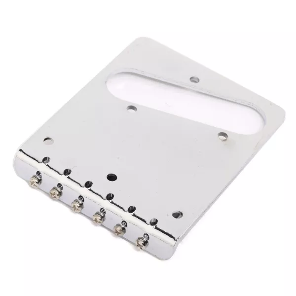 Бридж для электрогитары Telecaster, хром, Musiclily, MX0823CR  рис.2 