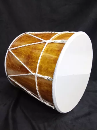 Барабан кавказский 13", лак янтарный, с чехлом, MEZZO, MZ-B13-amK