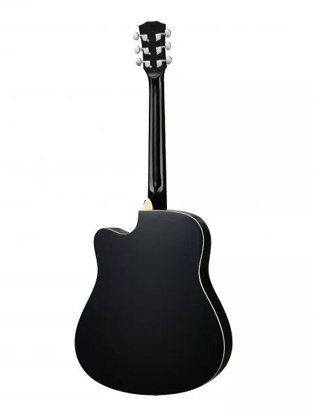Акустическая гитара, с вырезом, черная, Mirra, MAG-41C-BLK  рис.2 
