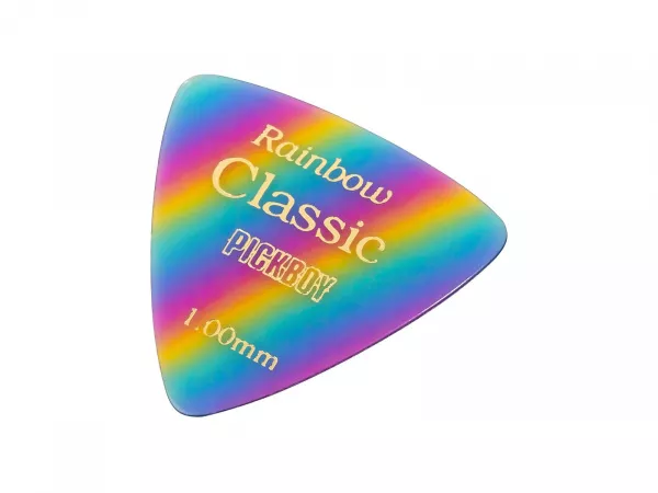Celluloid Vintage Classic Rainbow Медиаторы 50шт, толщина 1.0мм, Pickboy, GP-17RA/100  рис.2 