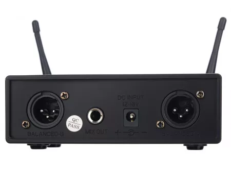 Двухканальная радиосистема с ручным передатчиком и петличкой, LAudio, PRO2-MP