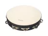 Тамбурин 10" с кожей, черный, Fleet, THD10BK
