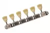 Колки для гитары 6л, локовые, никель, Gotoh, SD91-HAPM-SL-N-L6